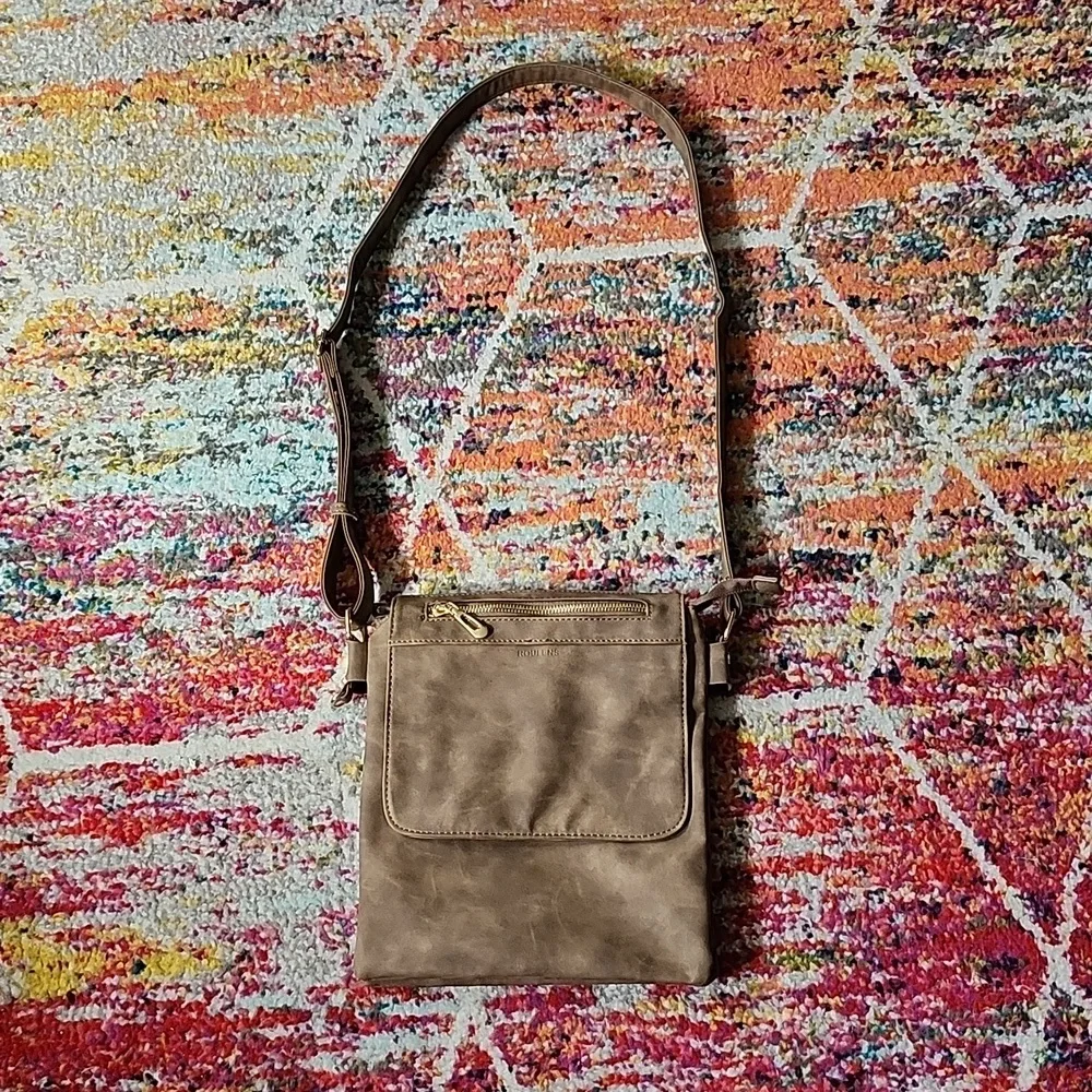 Roulens vegan leather crossbody bag